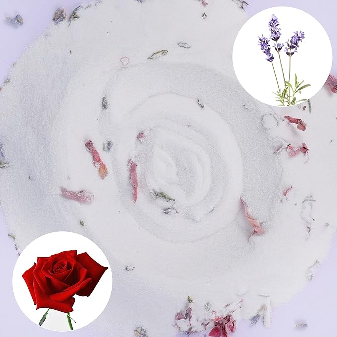 DR.DUDU Hamster Bath Sand, 6.6lb Dust Free Desert Sand or Potty Litter Sand for Hamster Chinchillas Gerbil Syrian Mice Small Animals (White, Flower Smell)-PawvioPets