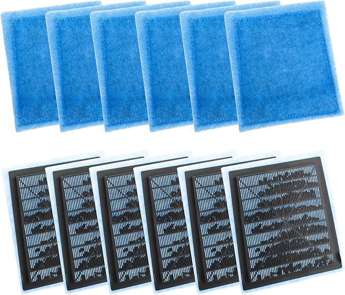 ANTOBLE 12 Pack Rite-Size C Filter Cartridges Fish Tank Aquarium Filters Compatible with Marineland Penguin 200 350 PRO 275 375 Bio-Wheel Power Filters-PawvioPets