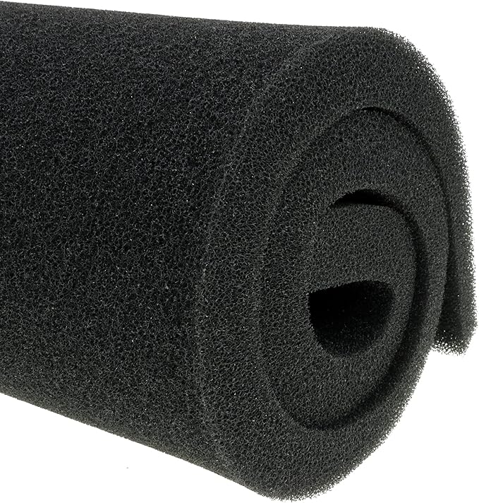 ALEGI Aquarium Filter Media Foam Material Cut to Fit, 36" x 12" x 1" / 72" x 12" x 1" Bio Pre Filter Sponge Pad Sheet for Fish Tank (12" x 72" x1"-30ppi)-PawvioPets
