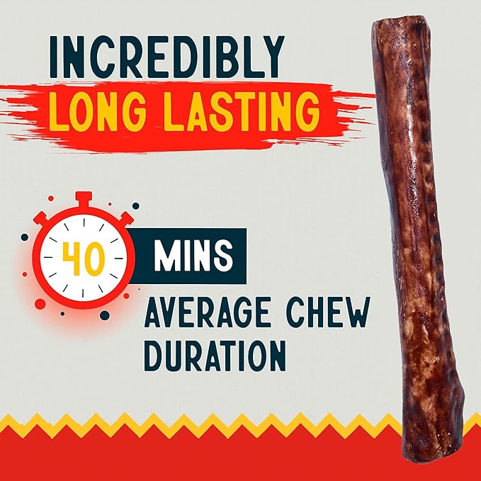 Canine Chews 10" Beef Basted Rawhide Bones for Large Dogs - 20 Pack - Hand-Rolled Dog Chews Basted in Beef Broth - Promotes Dental Health-PawvioPets