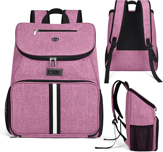 BAGLHER丨Dog Travel Bag, Airline Approved Pet Supplies Backpack, Dog Travel Backpack with 2 Silicone Collapsible Bowls and 2 Food Baskets-PawvioPets