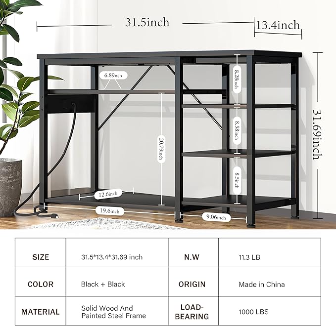 30-40 Gallon Aquarium Stand: Heavy Duty With Power Outlets and Cabinet for Tank Accessories Storage - Metal Frame, 1000LBS Capacity, Suitable for Fish & Reptile Terrariums-PawvioPets
