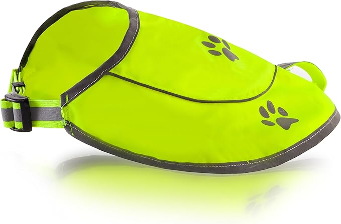 Dog Hunting Vest Reflective Dog Vest - Dog Safety Vest with Elastic Strap, Comfortable Dog Reflective Vest, Reflective Dog Safety Jacket High Visibility Vest for Dogs-PawvioPets
