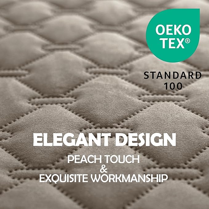 gogobunny 100% Double Sided Waterproof Dog Blanket Soft Pet Bed Cover Reversible Protect Furniture Couch Sofa Car for Puppy Large Dog Cat (Dark Stone/Light Stone, 52x82 Inch (Pack of 1))-PawvioPets