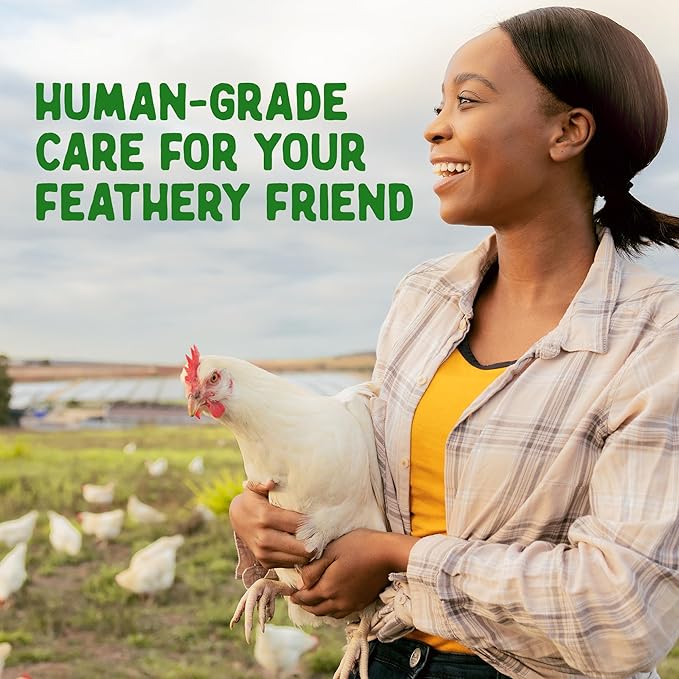 Doc Eddie’s Backyard Chicken Supplement - Plant-Based Treats for Egg Laying Hens - Poultry Feed Enrichment Made with Omega 3 Rich Algae - Essential for Immune Health, Feather Regrowth, Egg Production-PawvioPets