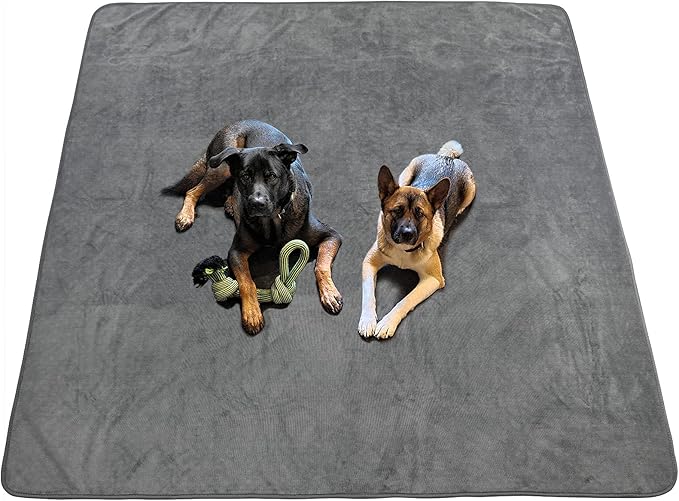 Dog Pee Pad Washable Extra Large, Instant Absorb Thicker Training Pads Non-Slip Pet Playpen Mat, Waterproof Reusable Floor Mat Ideal for Puppy Senior Dog Whelping Incontinence Housebreaking 65x48 Inch-PawvioPets