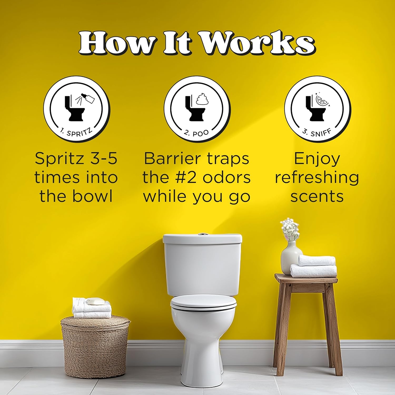 Poo-Pourri Before-You-Go Pocket Toilet Spray, Travel Essentials, Original Citrus, 1 Fl Oz, Up to 50 Uses, On-The-Go Bathroom Odor Deodorizer with Essential Oils, TSA Approved Size, Lemon Bergamot