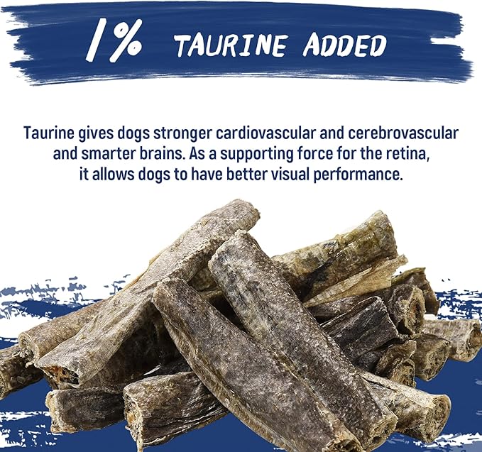 Dog Treats, Cod Skins Dog Treat with Taurine, One-Ingredient Grain-Free Chew Fish Skin Rolls Rich in Omega3, 8 oz-PawvioPets