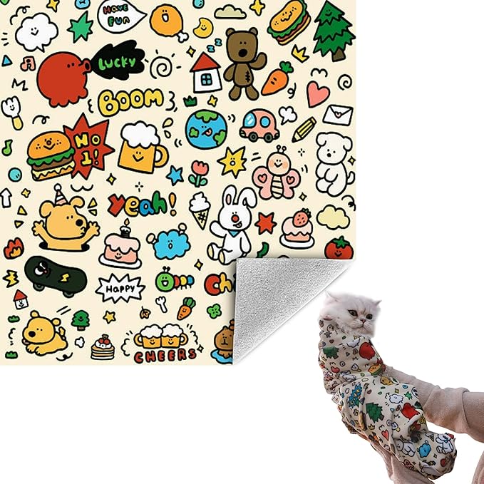 35.5" Cat Grooming Wrap Cat Wrap for Cutting Nails Cat Restraint for Nail Clipping Cat Swaddle Wrap Cat Burrito Wrap XL(Within 22lbs) Anti-Scratch Anti-Escape Multifunctional Pet Tool-PawvioPets