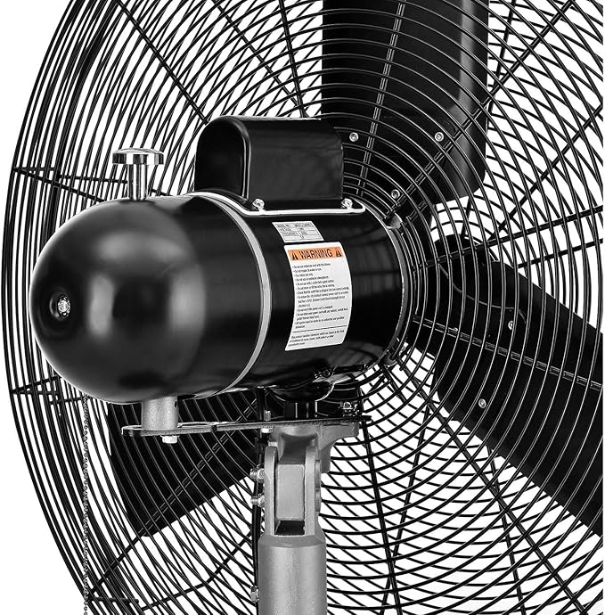Continental Dynamics CD Premium 30" Oscillating Wall Mount Fan, TEFC Motor, 11,500 CFM, 1/2 HP-PawvioPets