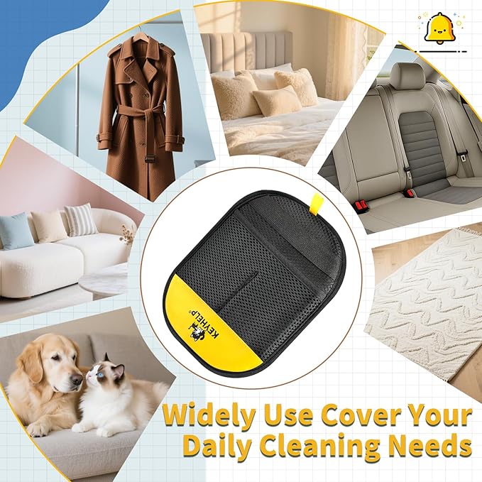 2Pcs Pet Hair Removal Glove for Dogs & Cats, Newly Upgraded Reusable Electrostatic Pet Hair Gloves, Pet Hair Remover Tool for Clothing, Couch, Carpet, Car Seat-PawvioPets