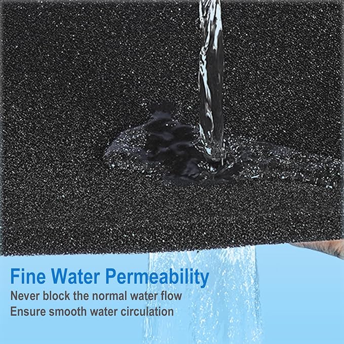 AQUANEAT Aquarium Bio Sponge Filter Media Pad 36" x 12" x 1" / 72" x 12" x 1" Open Cell Foam Sheet Cut-to-Fit for Fish Tank Sump (36" x 12" x 1")-PawvioPets