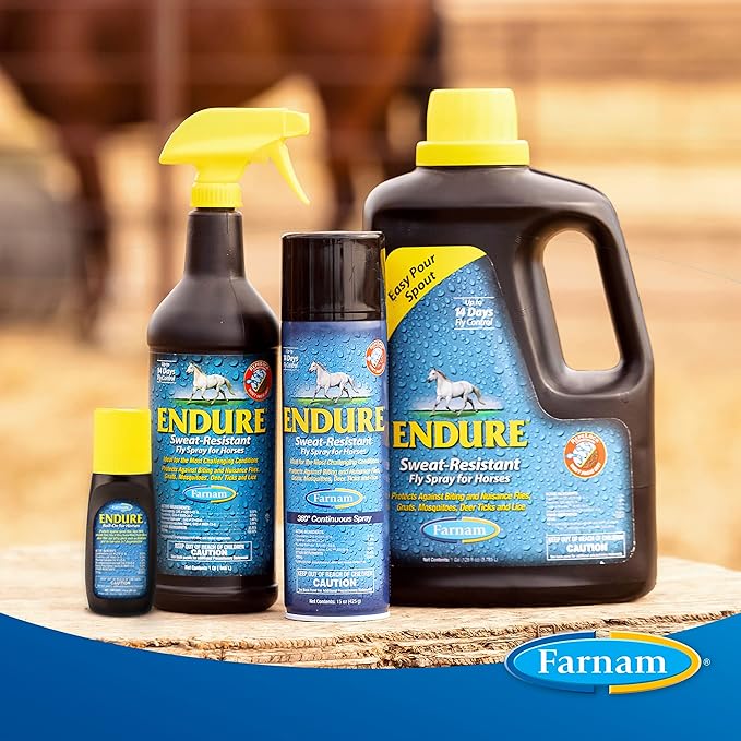 Farnam Endure Roll-On Fly Repellent for Horses, for Sensitive Areas, 3 Ounces-PawvioPets