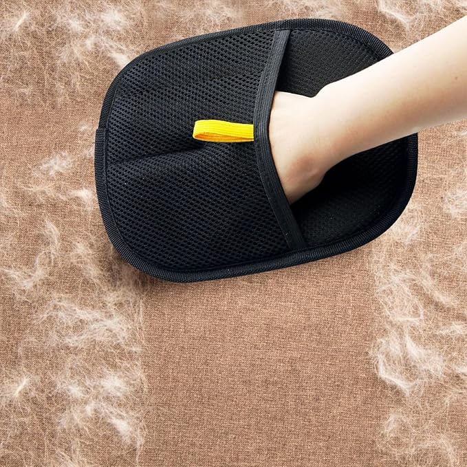 Cat Grooming Gloves, Pet Hair Removal Glove for Cats & Dogs, 2025 New Upgrade Efficient Grooming Gloves for Pet Hair, Reusable Pet Hair Glove-PawvioPets