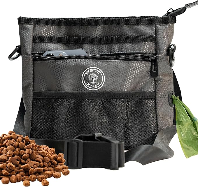 Dog Poop Holder with Dog Poop Bag Dispenser for Responsible Pet Owners - Leave no Trace!-PawvioPets