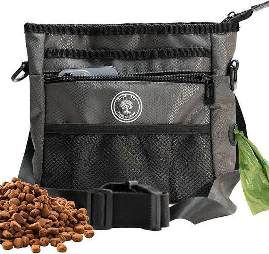 Dog Poop Holder with Dog Poop Bag Dispenser for Responsible Pet Owners - Leave no Trace!-PawvioPets