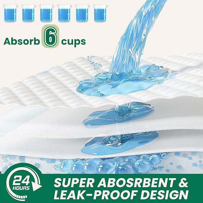 100 Count Large Dog & Cat Puppy Pee Pads - 28"x30" Absorbent Potty Training Pads | Leakproof Quick-Dry Disposable Pet Pads for Puppies, Dogs & Cats | Indoor, Outdoor, Litter Box, Housebreaking Use-PawvioPets