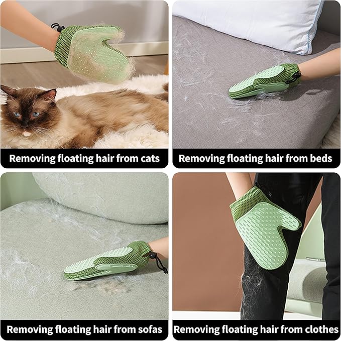 Cat Clippers, Professional Cat Grooming Kit, Cordless Cat Grooming Clippers for Thick Coats, Cat Hair Trimmer, Low Noise Cat Shaver Clippers, Quiet Pet Hair Clippers Tools for Cats Dogs (Black)-PawvioPets