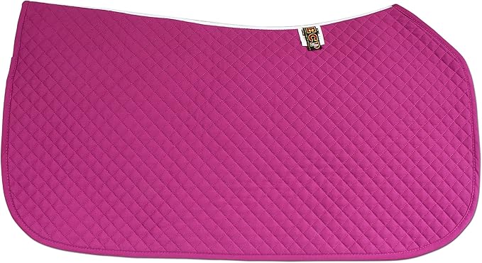 ECP Equine Comfort Products All Purpose Diamond Quilted Western Saddle Pad for Injury Prevention, Breathable, Hypoallergenic, Shock-Absorbing Cushion for Horse Comfort-PawvioPets
