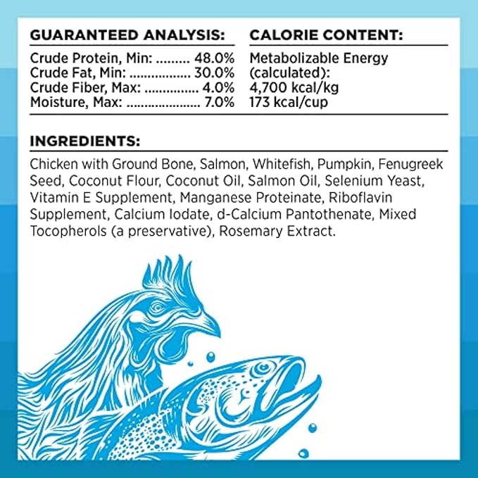 BIXBI Rawbble Freeze Dried Dog Food, Chicken & Salmon Recipe, 26 oz - 94% Meat and Organs, No Fillers - Pantry-Friendly Raw Dog Food for Meal, Treat or Food Topper - USA Made in Small Batches-PawvioPets