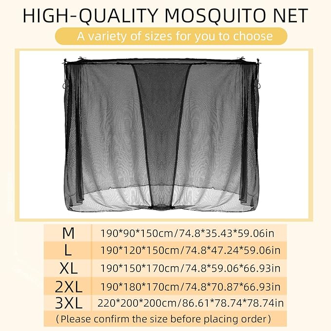 4 Corners Mosquito Net for Mosquiteros para Camas Bed Canopies Netting Bed Drapes Rectangular Mosquito Mesh for Camping Home Outdoor Travel(Black,L79 X W47 X H59 Inch,Opening)-PawvioPets