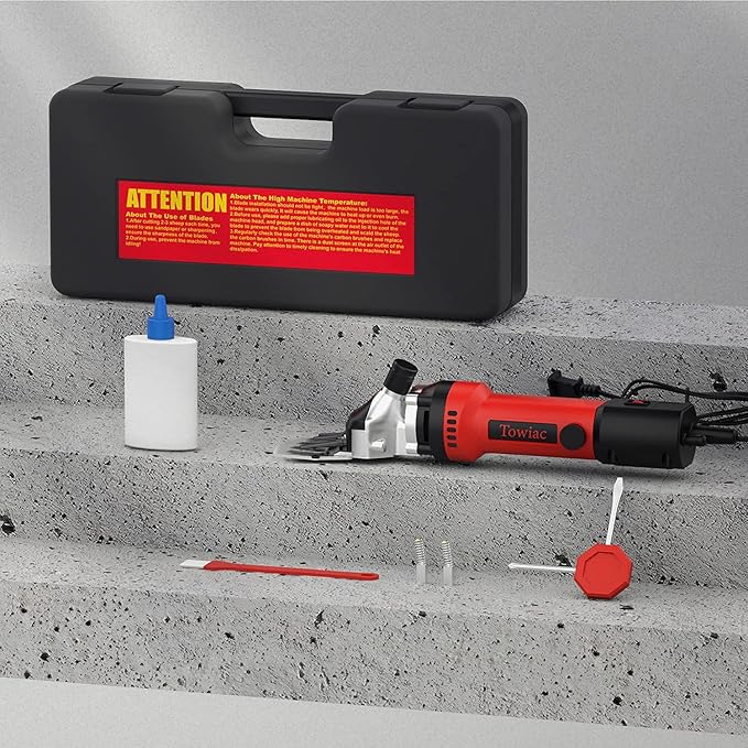 550W Professional Electric Sheep Clipper, 6 Speeds Heavy Duty Dog Shears for Thick Fur-PawvioPets