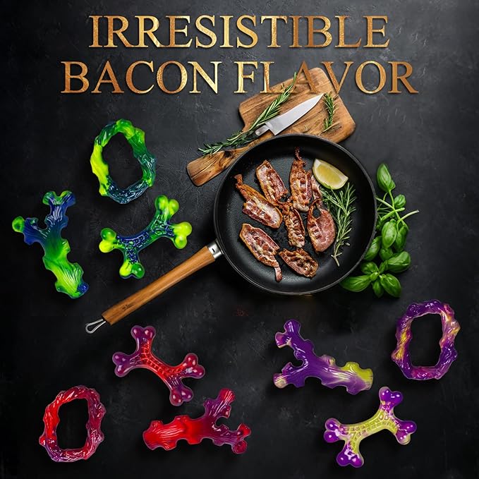 9-Pack Indestructible Dog Toys for Aggressive Chewers, Durable Chew Toys for Large Dogs, Dog Toy for Aggressive Chewer Large Breed, A Super Set for Happiness for All Dogs-PawvioPets