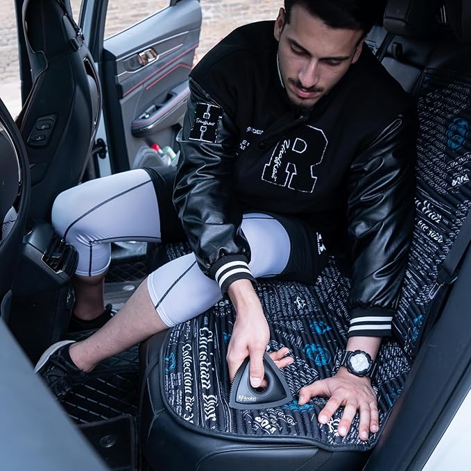 Analan Mini Pet Hair Remover for Car Detailing Supplies, Carpet Dog Hair Remover for Car Interior, Triangle Dog Hair Remover for Auto Detailing, Couch, Furniture, Lint, Carpet (Sunset Orange)-PawvioPets