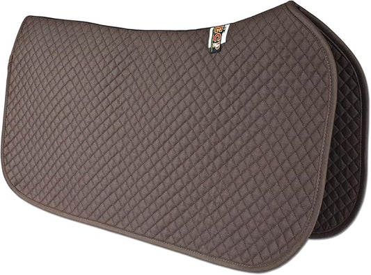 ECP Equine Comfort Products All Purpose Diamond Quilted Western Saddle Pad for Injury Prevention, Breathable, Hypoallergenic, Shock-Absorbing Cushion for Horse Comfort-PawvioPets