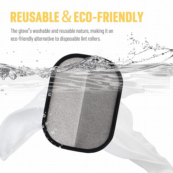 2025 New Pet Hair RemovalGlove,Upgraded Animal Fur Removal Tool,Yomi Pet HairRemoverGlove,WashableReusable Double Sided Static Pet Hair Removal Glove forCouch,Furniture,Carpet,CarSeat.-PawvioPets