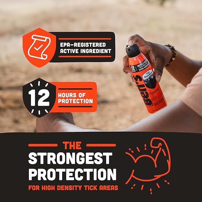 Ben's Tick Repellent - Tick, Mosquito & Insect Repellent Spray for Adults & Children - Bug Spray with 20% Picaridin - Offers 12 Hours of Protection - 6 fl oz (Pack of 3)-PawvioPets