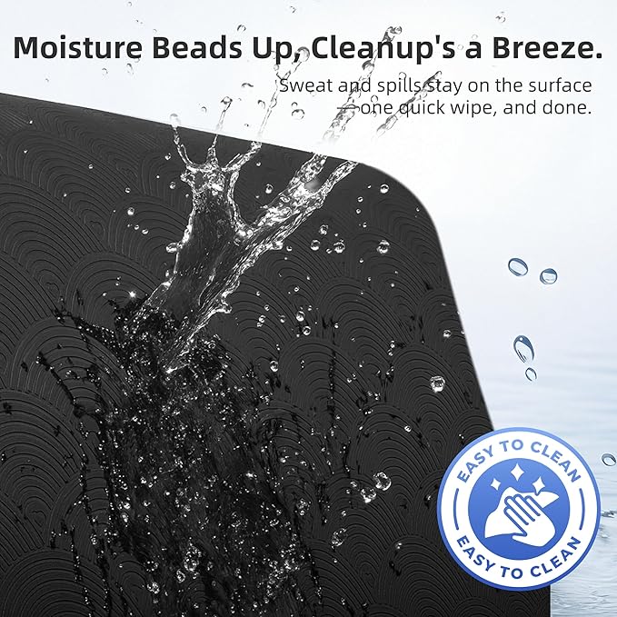 Extra Large Yoga Mat - 72"x35", 72"x48", 78"x57" - Wide TPE Exercise Mat for Home, Stretching, Couples & Family Workouts - 6-12mm Thick, Non-Slip & Waterproof - with Carry Bag and Straps-PawvioPets