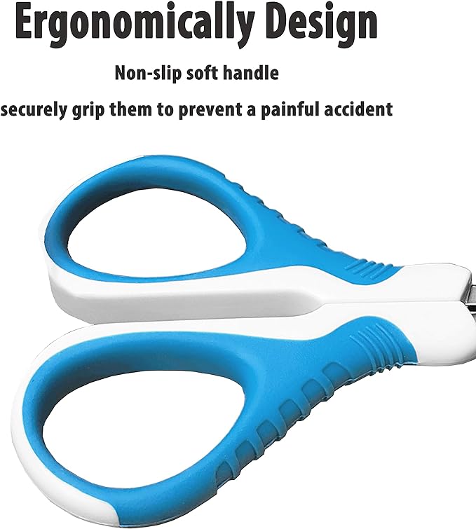 gonicc Professional Pet Nail Clippers and Trimmer - Best for Cats, Small Dogs and Any Small Pets. Sharp Angled Blade Pet Nail Trimmer Scissors.-PawvioPets