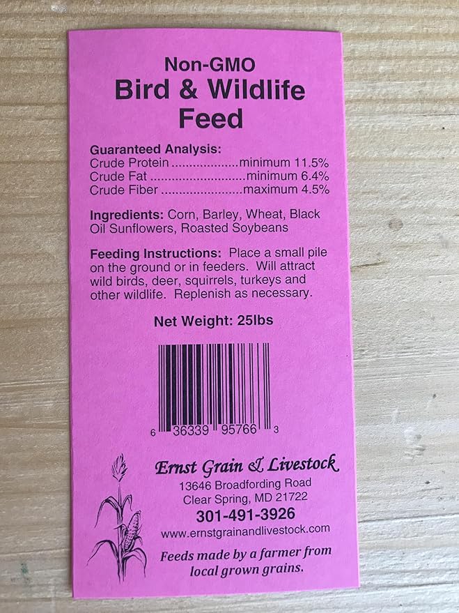 Ernst Grain & Livestock Bird and Wildlife Feed – Perfect for Birds, Ducks, Squirrels, Turkeys, Rabbits, Geese, and Deer – Non-GMO Wild Animal & Bird Feed for Outside Feeders - 10lbs-PawvioPets