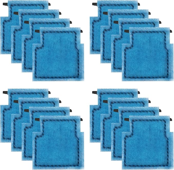 16 PCS Aquarium Filter Cartridge Compatiable with Aqua-Tech Filters (EZ-Change #1) Fish Tank Filter Cartridge Compatiable with Aqua-Tech 5-15 Power Filter-PawvioPets
