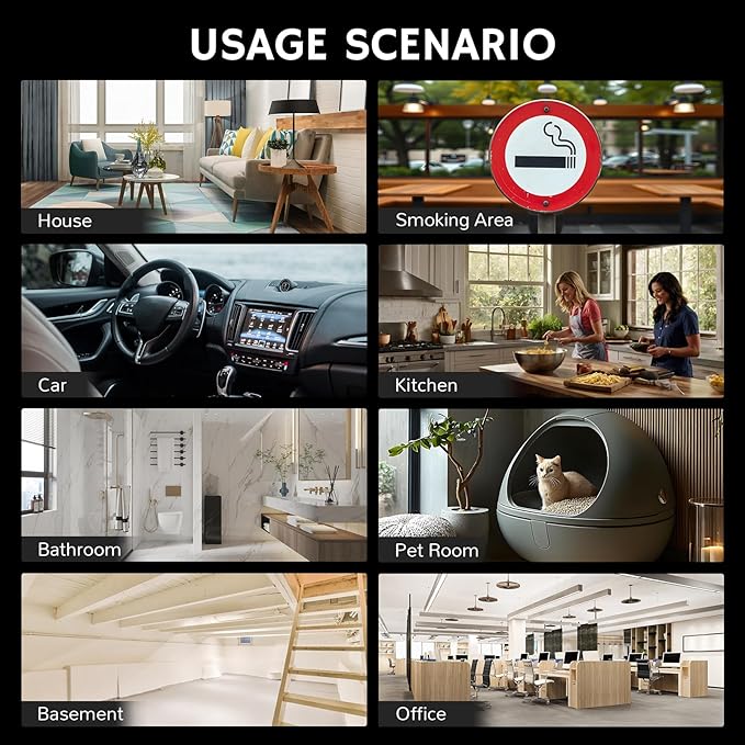 Airthereal DA25 Desktop Ozone Generator, 60,000mg/h High Capacity Odor Eliminator for Smoke, VOCs and Pet Odors, Portable Ozonator for Home, Garage & Car, O3 Air Deodorizer for Area up to 5,000 sq.ft-PawvioPets