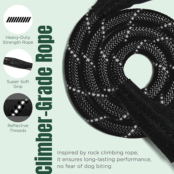 Dog Seat Belt for Car | Universal Dog Car Seatbelt | Durable Reflective Rope with Clip Hook Latch, Buckle and Alloy Carabiner- Safe and Secure Pet Safety Restraint-PawvioPets