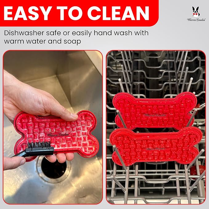 Distract-A-Hat ™ by Warren London - Dog Grooming Distraction Lick Hat for Nail Clipping and Grooming – Adjustable Fit with Adhesive Dog Lick Pad, Spreader & Cleaning Brush Included-PawvioPets