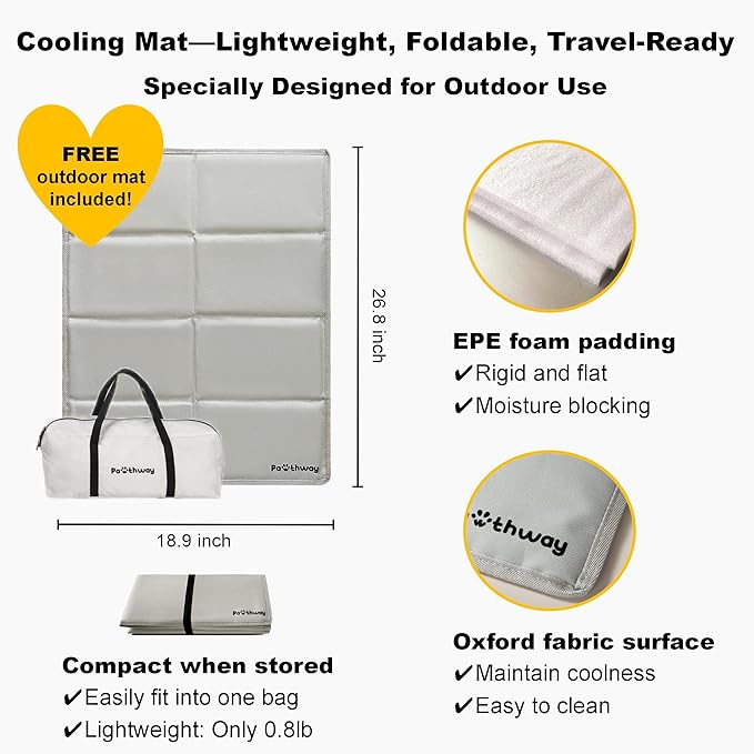 Dog Tent Cat Tent with Aluminum Poles and Camping Mat, Outdoor Waterproof Pet Tent with Zippered Mesh Door, Dog House, Cat House, Pet Playpen, Portable and Collapsible (White, Small)-PawvioPets