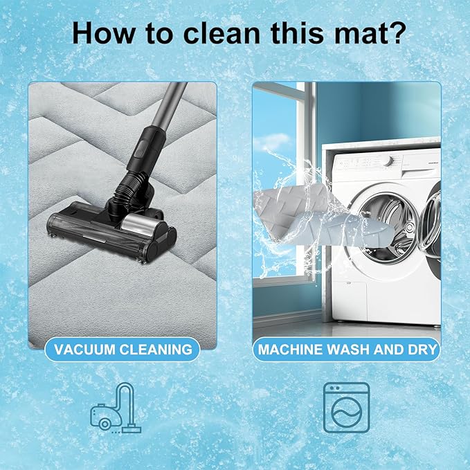 BEAUTYZOO Dog Cooling Mat for Medium Dogs, 36"x23" Cooling Dog Bed Washable, Foldable Cat Ice Cool Pad for Summer, Reversible Pet Freeze Cushion Blanket for Kennel Cage Sofa Bed Floor Car Seat, Grey M-PawvioPets