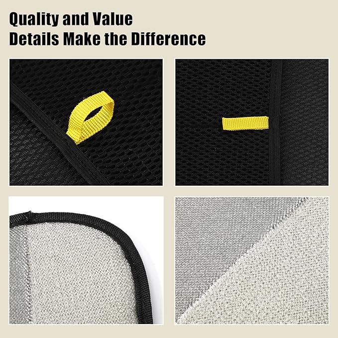 2pcs Pet Hair Removal Gloves, 2 Style Reusable Pet Hair Static Remover Mitt Glove for Cat Dog Sofa Furniture Carpet Curtain Bed Sheet Clothes Car Seat Cleaning Tool (Regular & Five Finger Style)-PawvioPets