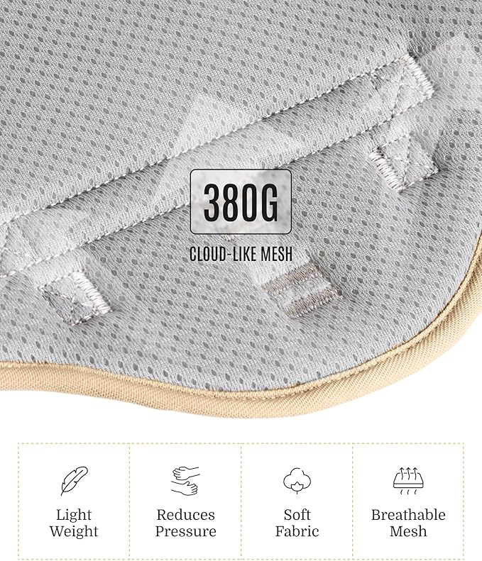 2025 New Edition, Fei & Eve MagEase Dog Harness - 3-Second Magnetic Buckles | 3-Point No-Pull Control | Heavy-Duty 900D Nylon | Dual Safety Handles | Breathable Mesh | Adjustable Fit, Medium,Champagne-PawvioPets