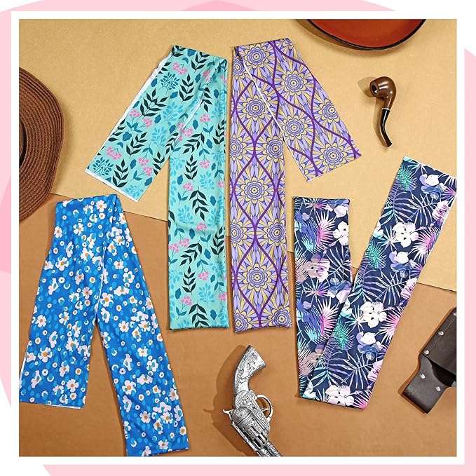 Eccliy 8 Pcs Horse Tail Bag Breathable Guard Stretchy 22" Slip on Horse Tail Wrap 2 Strand Closure Straps Grooming Supplies to Keep from Dirt Breakage Rubbing 8 Designs-PawvioPets