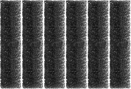 Aquarium U-V Filter Replacement Sponge, Fish Tank Filter Replacement Parts, Including 6 x Filter Sponge-PawvioPets