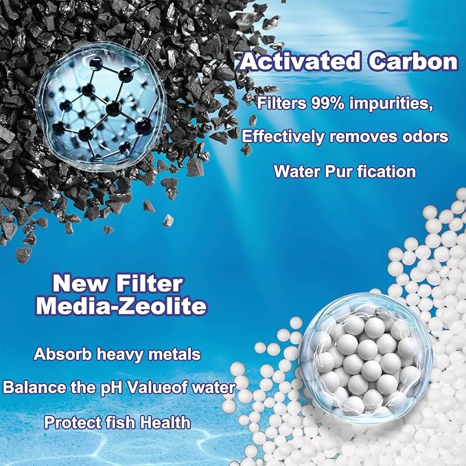 10 Pack Small Filter Cartridges for Aqueon,Small Fish Tank Replacement Filter for Aqueon QuietFlow E Internal Power Filter Size 10 and MiniBow Aquarium Filters Size 1, 2.5 and 5 Gallon-PawvioPets