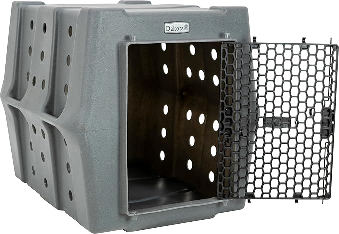 Dakota 283 Crate - Canine Rough and Tough Economy Kennel (Dark Granite, Intermediate)-PawvioPets