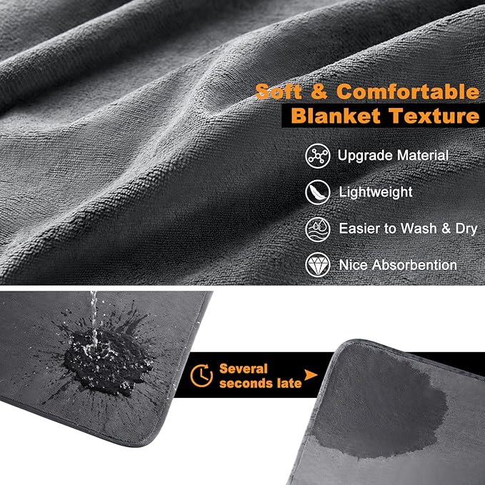 Dog Pee Pad Washable-Extra Large Instant Absorb Training Pads Non-Slip Pet Playpen Mat Waterproof Reusable Floor Mat for Puppy/Senior Dog Whelping Incontinence Housebreaking (31"x36"-(2PACK))-PawvioPets