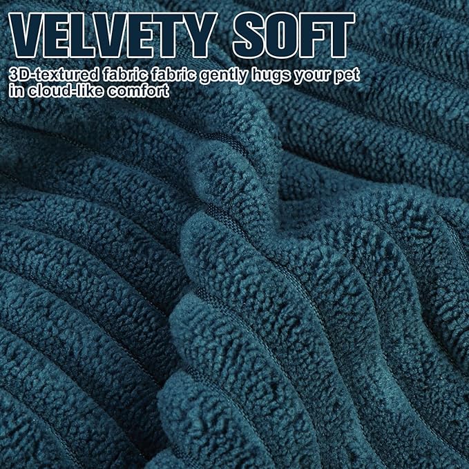 BINGPET Inflatable Dog Cone Collar Alternative After Surgery,Soft Recovery Cone for Dogs to Stop Licking,Protective Neck Donut E Collar Adjustable for Small Medium Large Dogs & Cats(Navy Blue,S)-PawvioPets