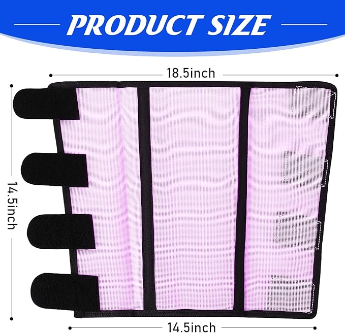 8 Pcs Mesh Fly Boots for Horse Breathable Mesh Horse Boots Protective Horse Leg Wraps Horse Leggings for Preventing Flies and Mosquitoes Bites (Light Pink, Dark Pink)-PawvioPets