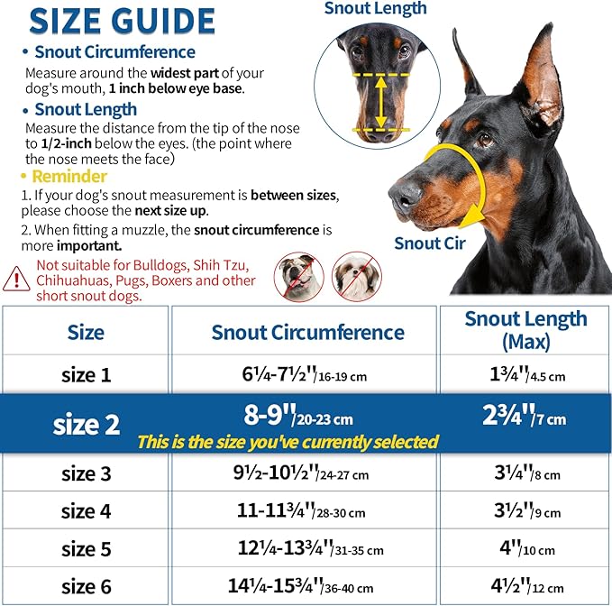 BARKLESS Dog Muzzle, Basket Muzzle Anti Biting Chewing, Sturdy Lightweight Cage Mouth Cover for Small Medium Large Sized Dogs, Allows Panting Drinking, Suitable for Grooming Trimming Training-PawvioPets